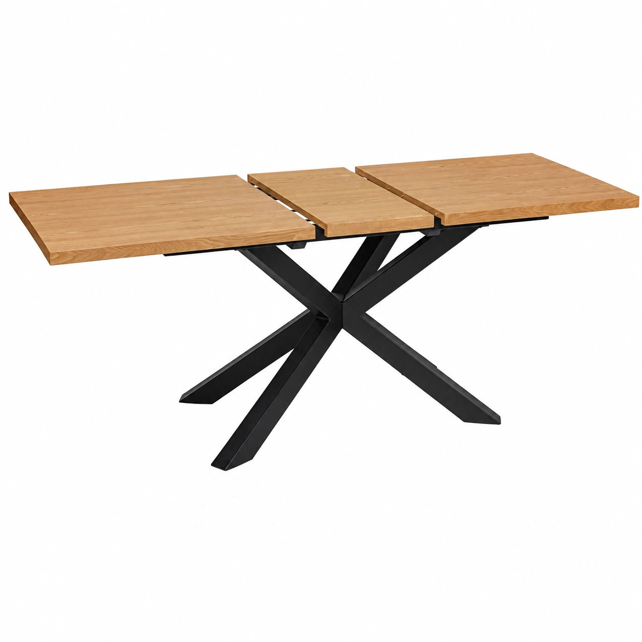 grande-table-a-manger-extensible-pour-10-personnes-effet-bois-et-pieds-en-metal-noir-mhgcf10632sy