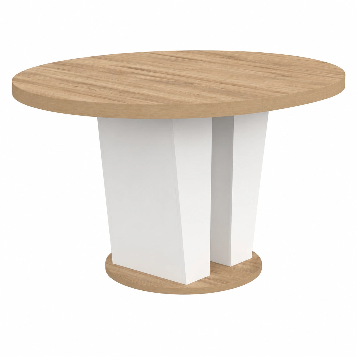 table-a-manger-ronde-extensible-4-a-8-personnes-bois-et-blanc-110150-cm-rmmxd10564ae