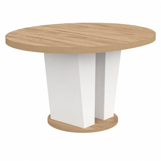 table-a-manger-ronde-extensible-4-a-8-personnes-bois-et-blanc-110150-cm-rmmxd10564ae