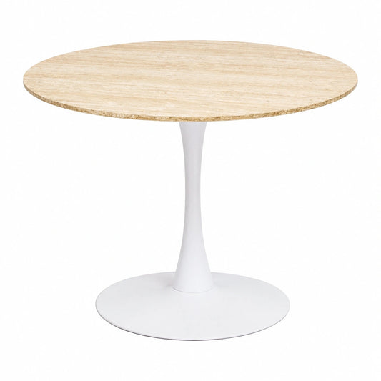 table-a-manger-ronde-4-personnes-chene-et-metal-blanc-doura10527bb