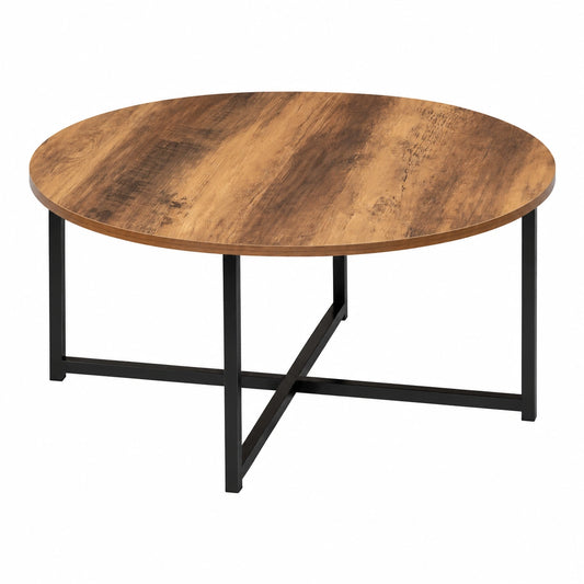 table-basse-ronde-industrielle-en-bois-fonce-80-cm-tsxcm10514zl