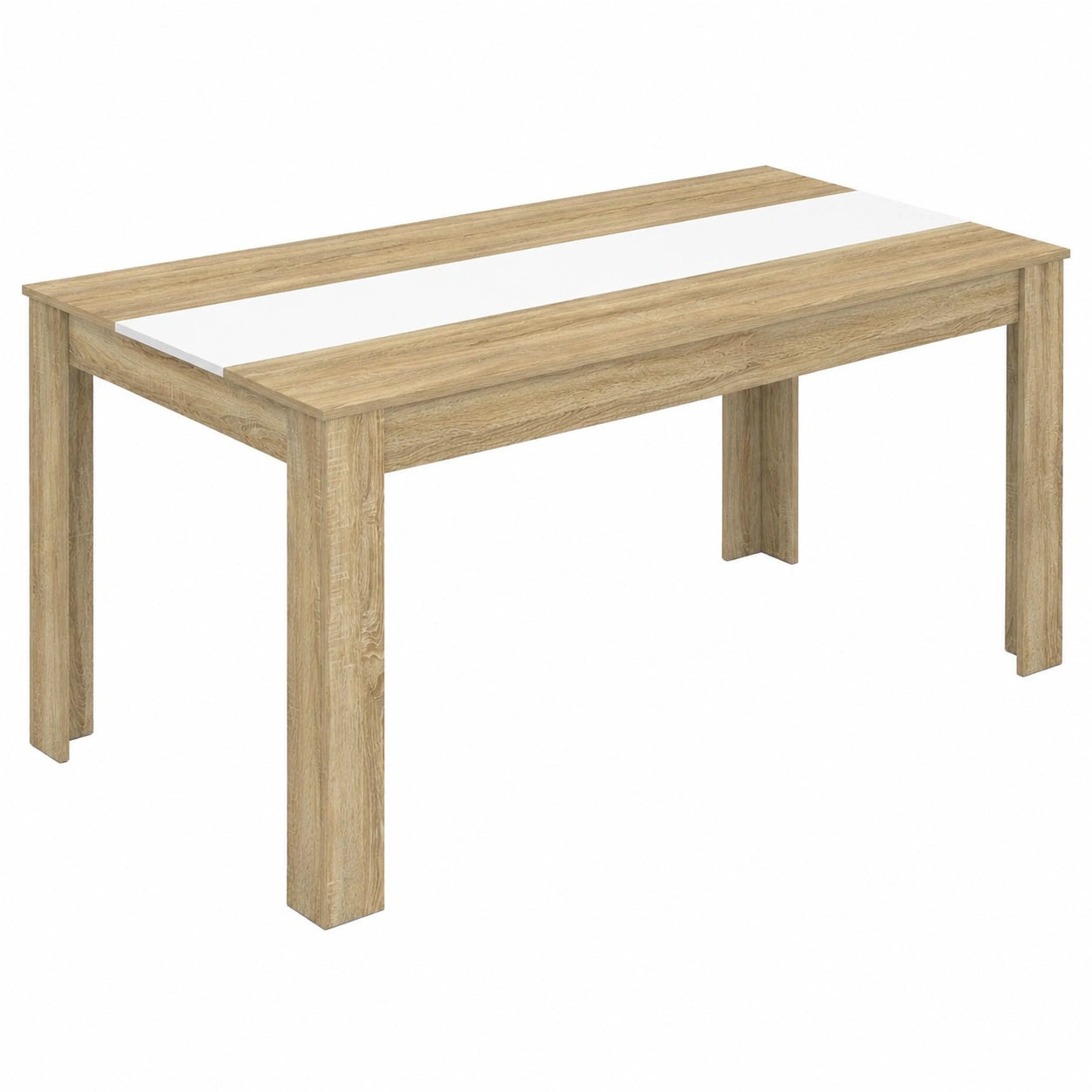 table-a-manger-rectangulaire-pour-6-personnes-imitation-hetre-et-blanc-140-x-80-cm-rezen10613ih