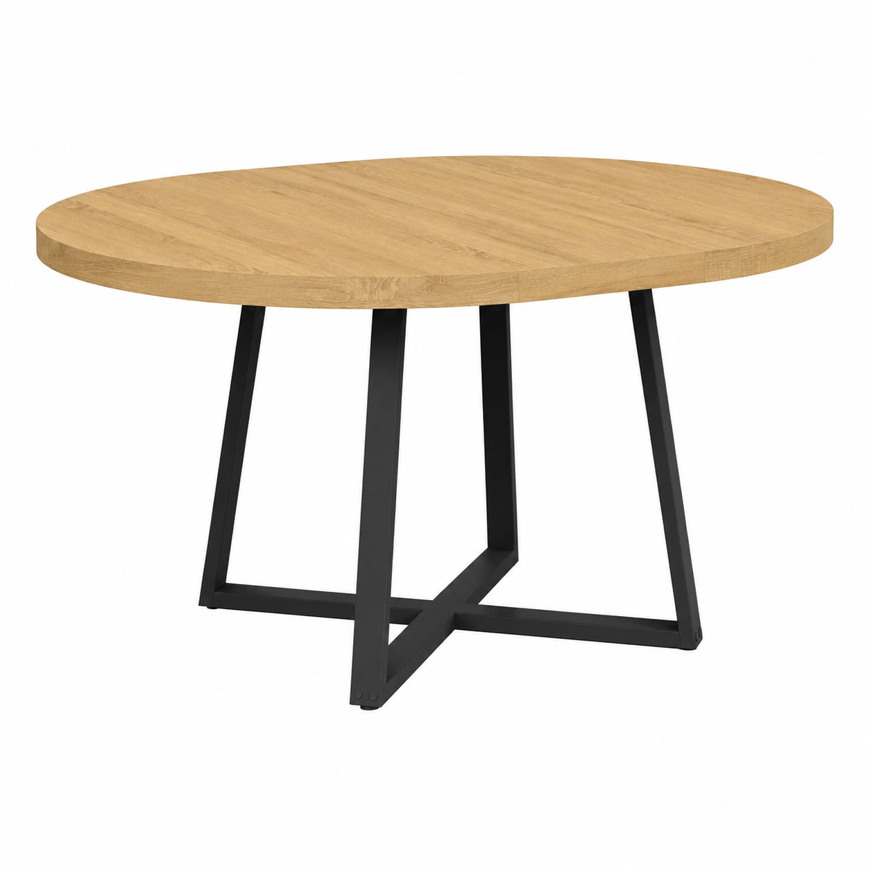 table-a-manger-extensible-ronde-48-personnes-bois-et-noir-110150-cm-zkuza10611vv