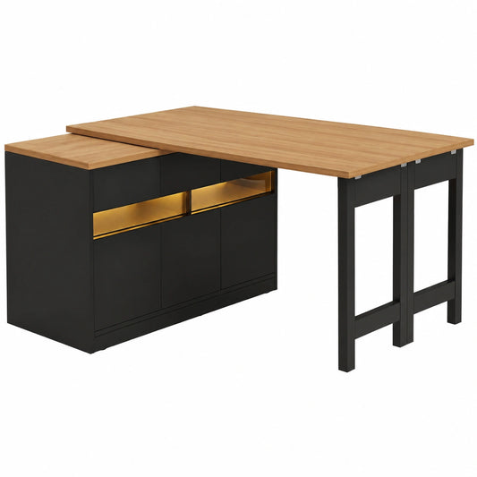 table-de-bar-extensible-avec-rangement-et-eclairage-led-ilot-de-cuisine-avec-portes-vitrees-bdxdy10605xd